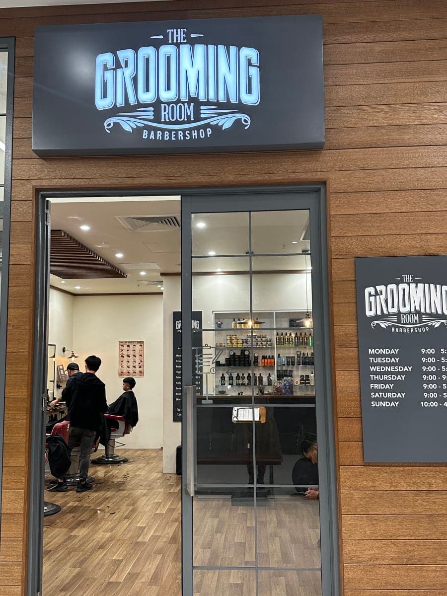 Inside The Grooming Room Barbershop - Kellyville Interior view of The Grooming Room Barbershop in Kellyville